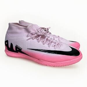 Nike Zoom Superfly 9 Academy IC Pink Black Men's 12 Turf DJ5627-601 Soccer New